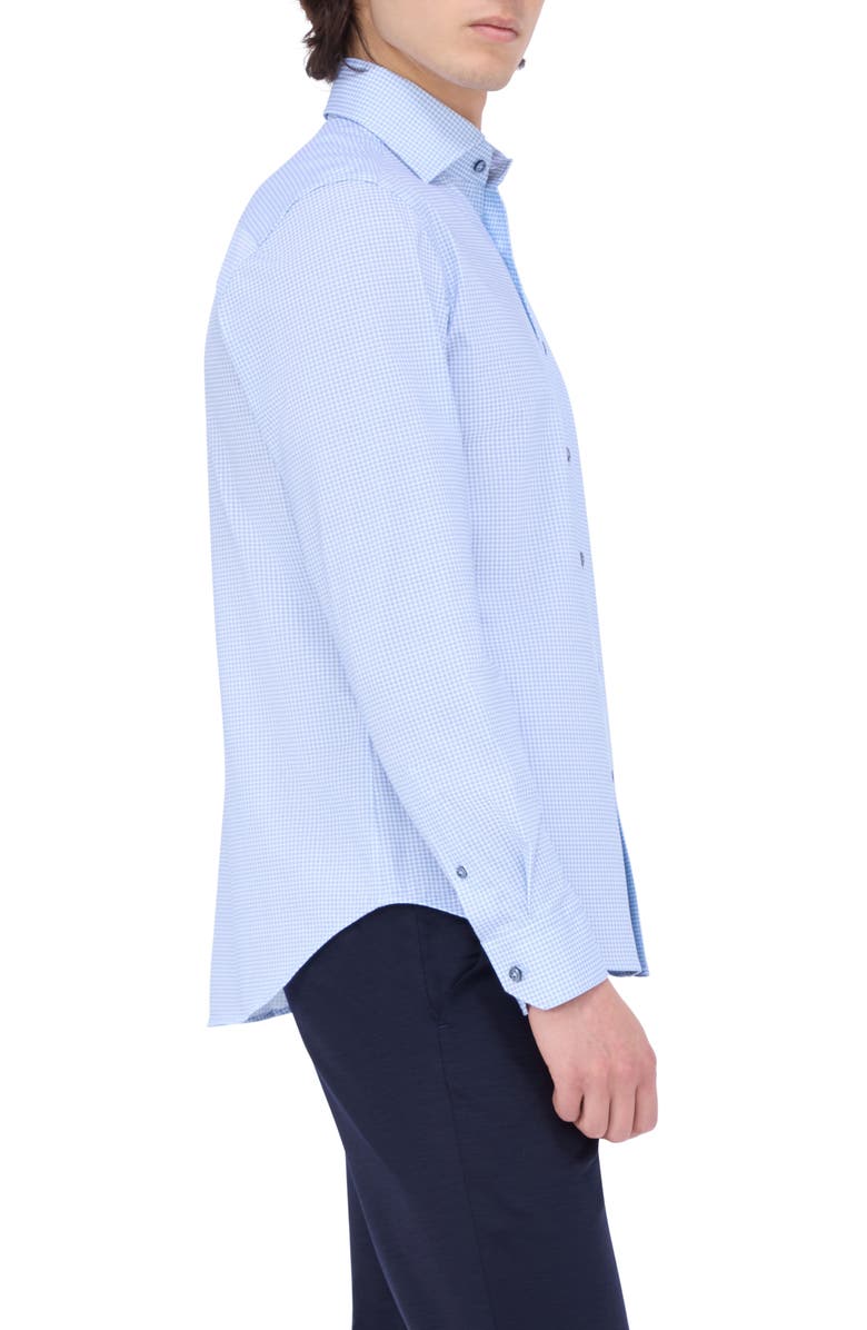 Bugatchi James OoohCotton<sup>®</sup> Button-Up Shirt, Alternate, color, Air Blue