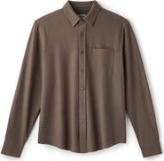 Rhone WFH Knit Button-Up Shirt
