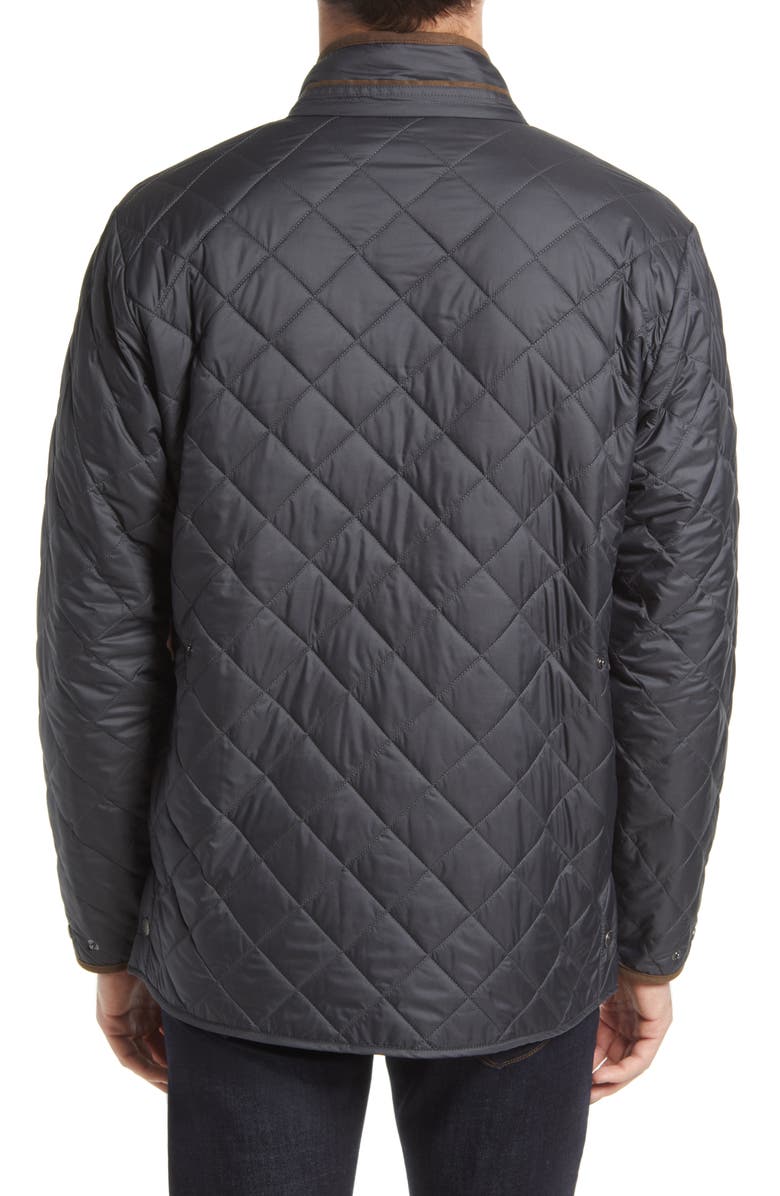 Peter Millar Suffolk Quilted Car Coat, Alternate, color, 