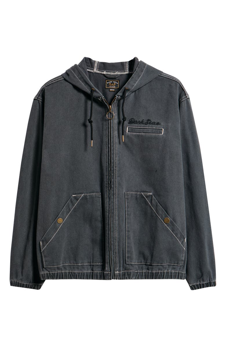 DARK SEAS Broken Dreams Cotton Jacket, Alternate, color, Black