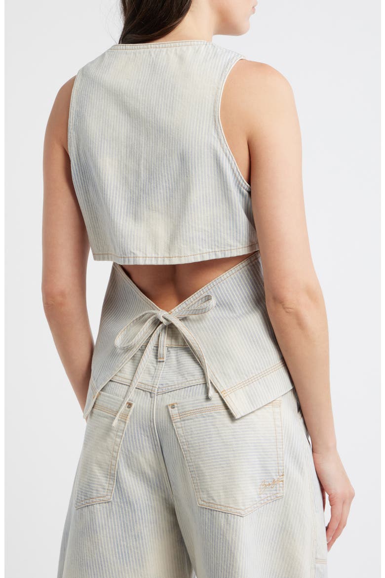Tailored Vest, Alternate, color, CLOUD BLUE