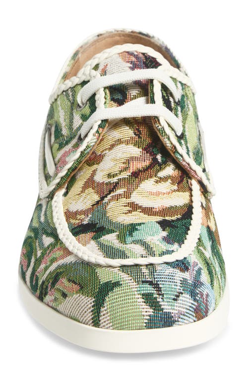Valentino Garavani Palm Avenue Jacquard Boat Shoe