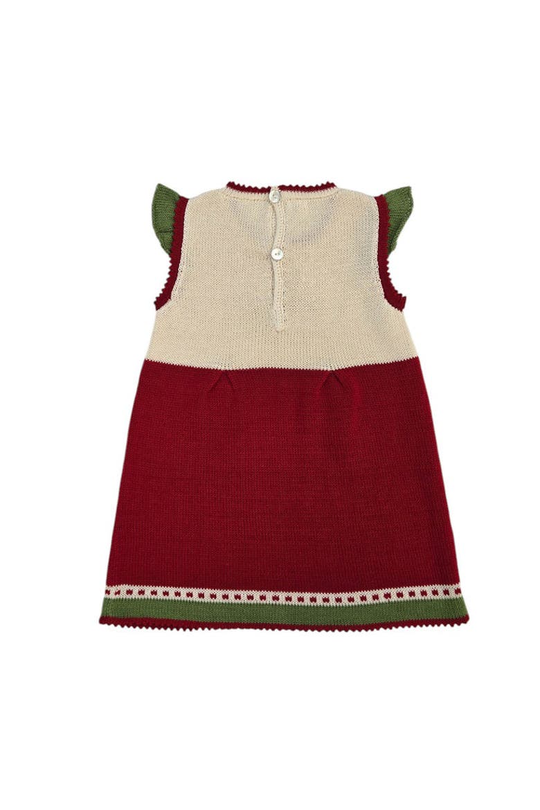 Holiday Dog Dress, Alternate, color, Ivory