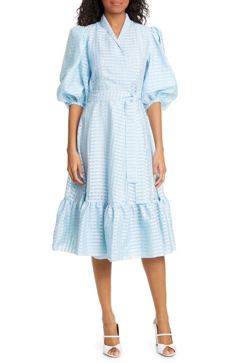 Stine Goya Chinie Midi Wrap Dress, Main, color, 