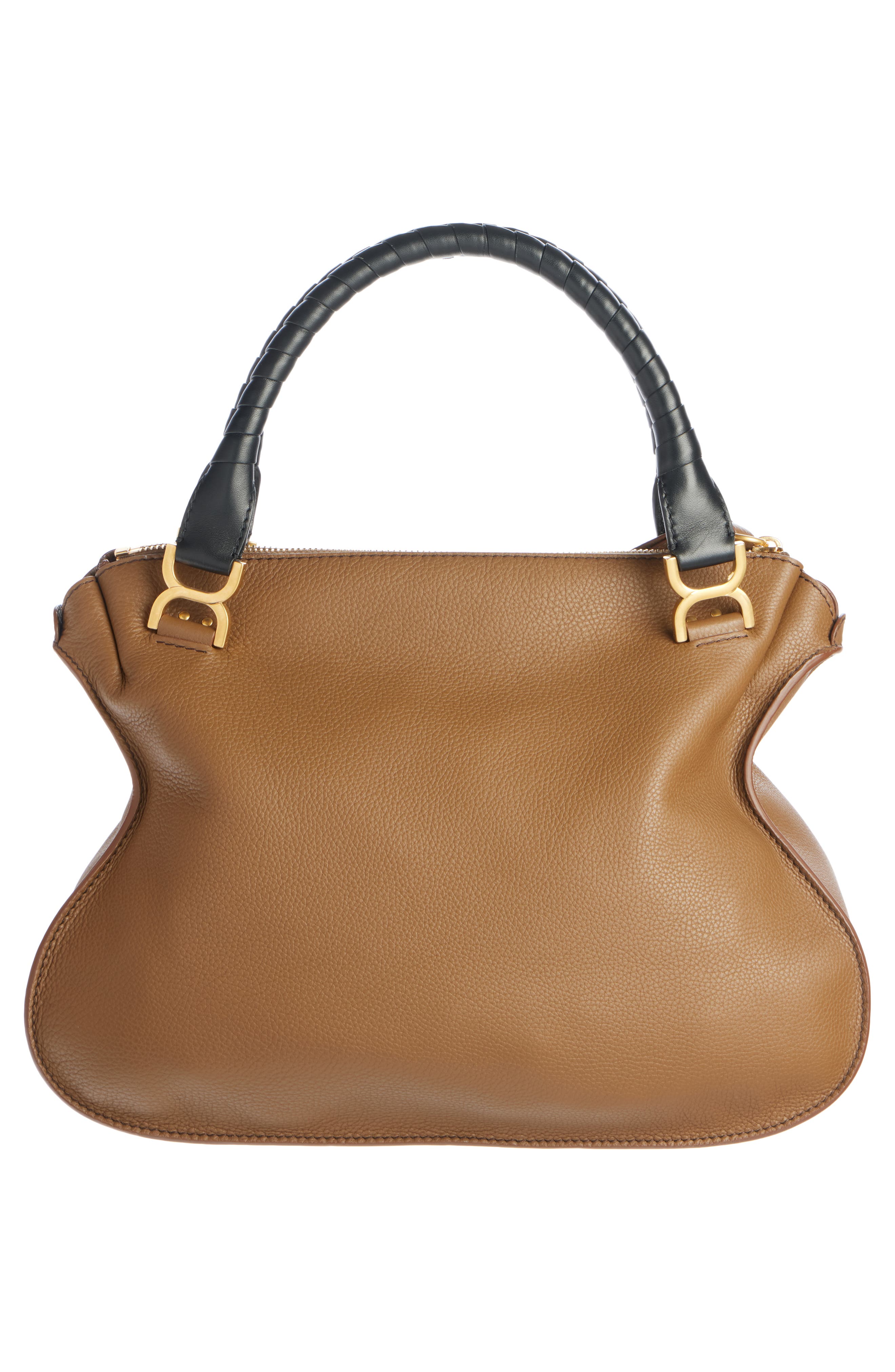 Chloé Large Marcie Leather Satchel, Alternate, color, 