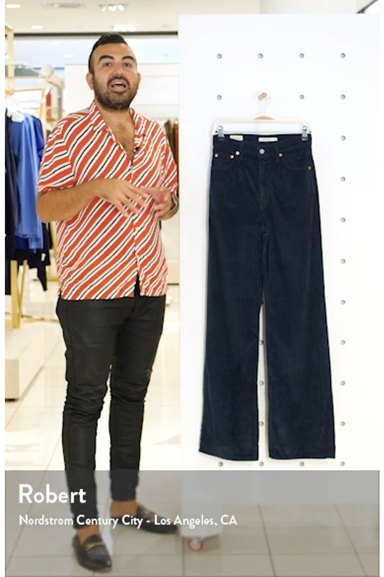 Levi's® Ribcage Wide Leg Corduroy Pants video