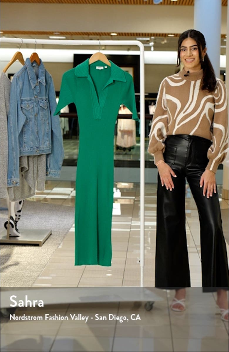 Adrian Mixed Media Dress, sales video thumbnail