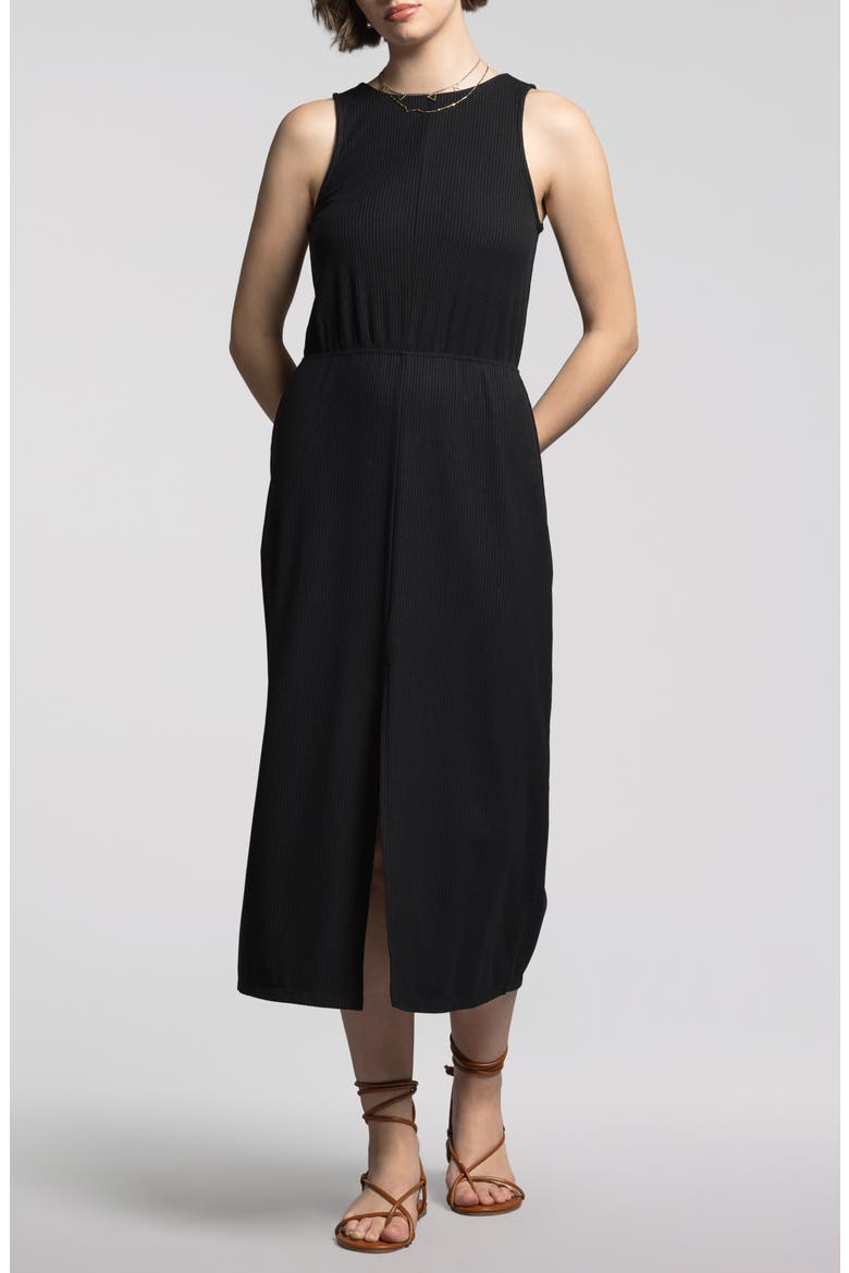Sandra Sleeveless Dress, Main, color, BLACK