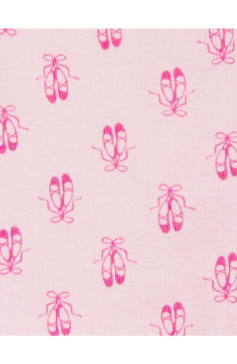 Leveret Kids Cotton Two-Piece Short Printed Pajamas, Animals & Characters, Alternate, color, Ballerina
