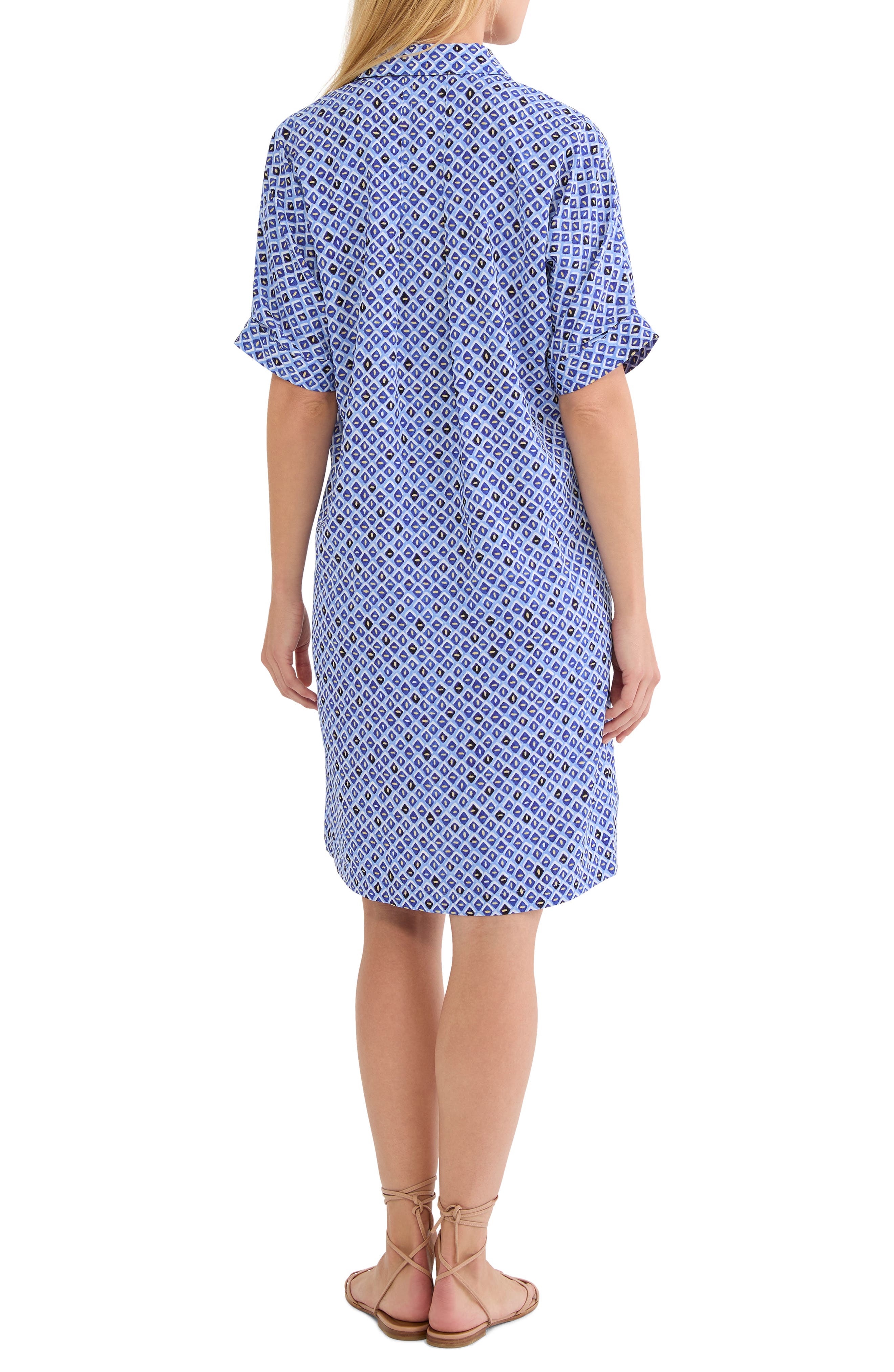 Devon Mosaic Print Shift Dress - image 2