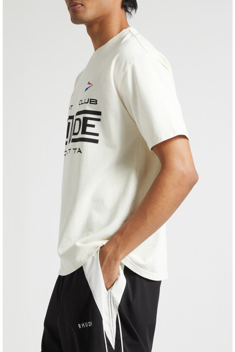 Regatta Club Graphic T-Shirt, Alternate, color, VINTAGE WHITE/ BLACK/ GREEN