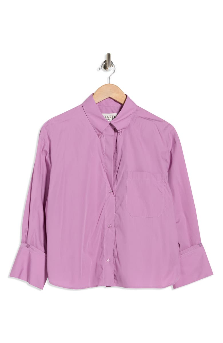 TWP J.D. Cotton Button-Down Shirt, Alternate, color, 