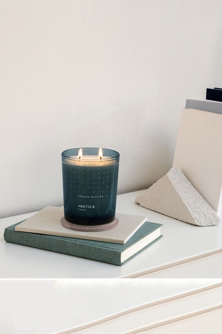 ARKTIS 2-wick Scented Candle 350g, Alternate, color, Icy Blue
