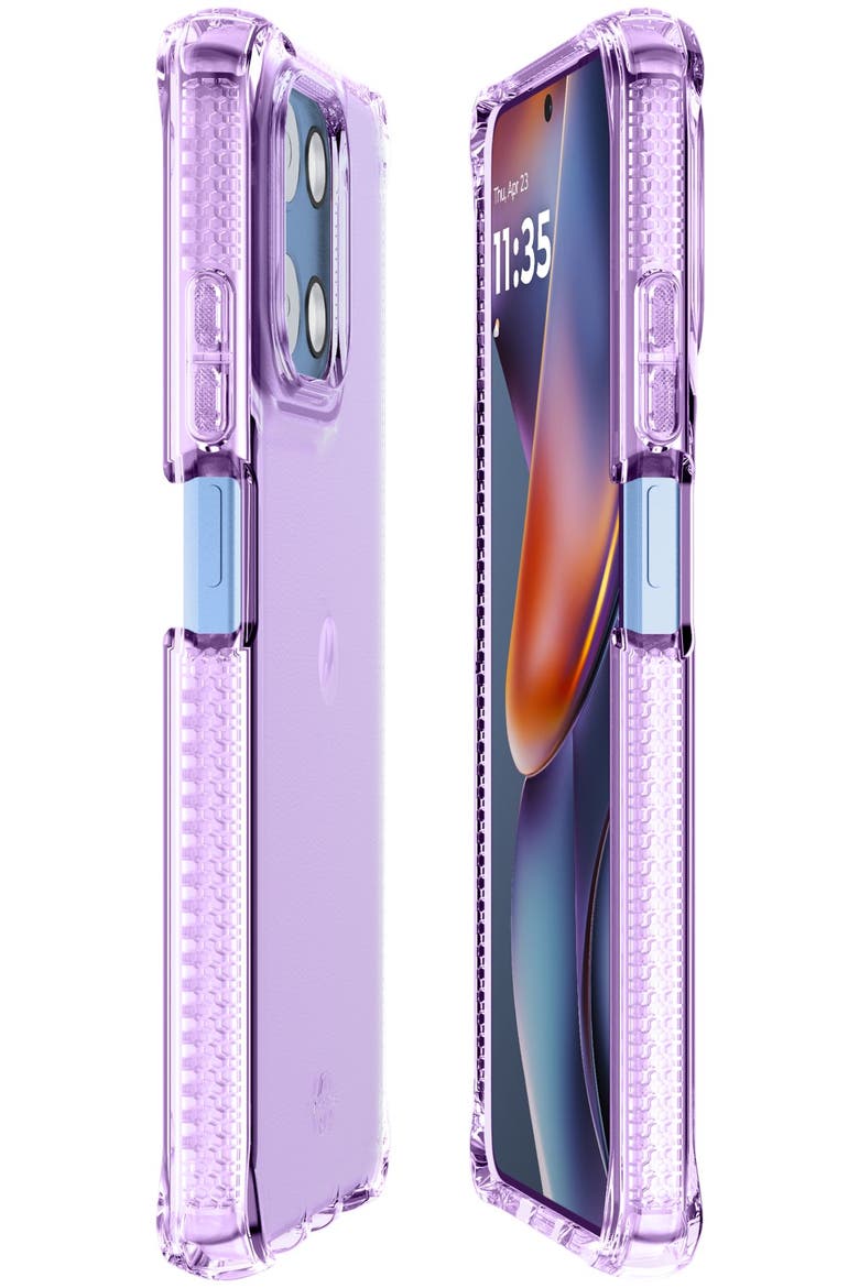 Spectrum_R Clear Case for Motorola Moto G 5G, Alternate, color, Purple