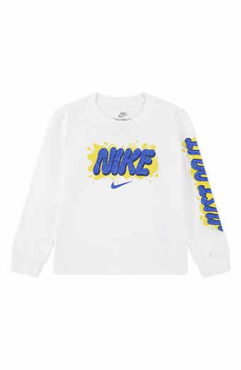 Nike Kids' Slime Logo Long Sleeve Graphic T-Shirt