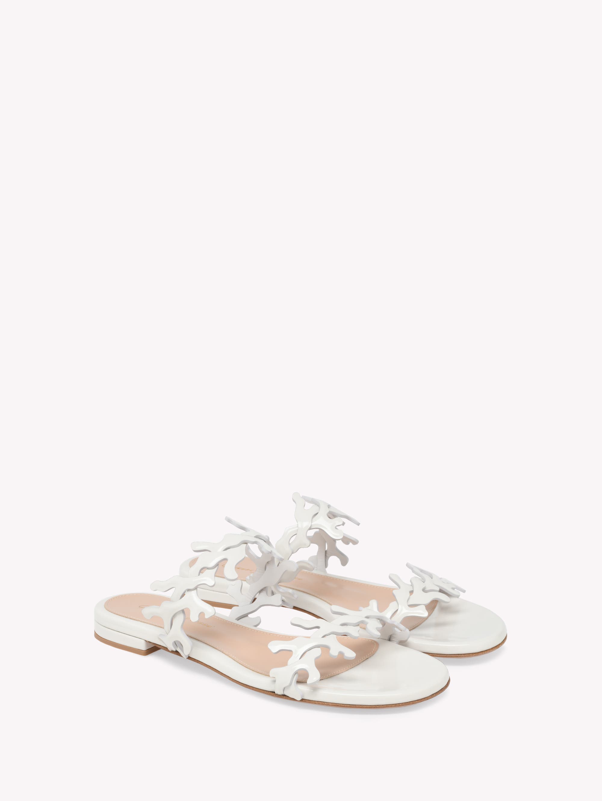 Gianvito Rossi Ocean Mule, Alternate, color, White Nappa