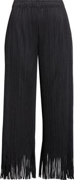パンツ PLEATS PLEASE ISSEY MIYAKE MIXING Pleats Please Issey Miyake Wave Pleated Fringe Trim Pants
