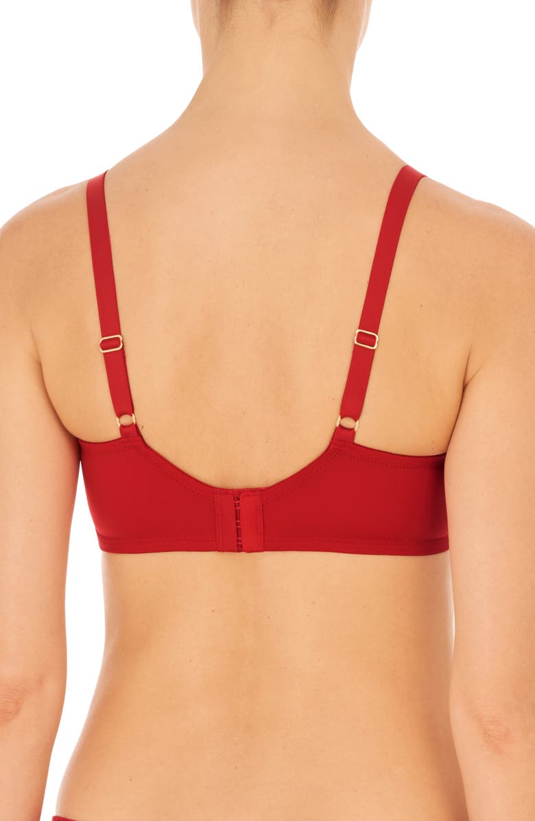 Natori Statement Underwire Bra, Alternate, color, Poinsettia