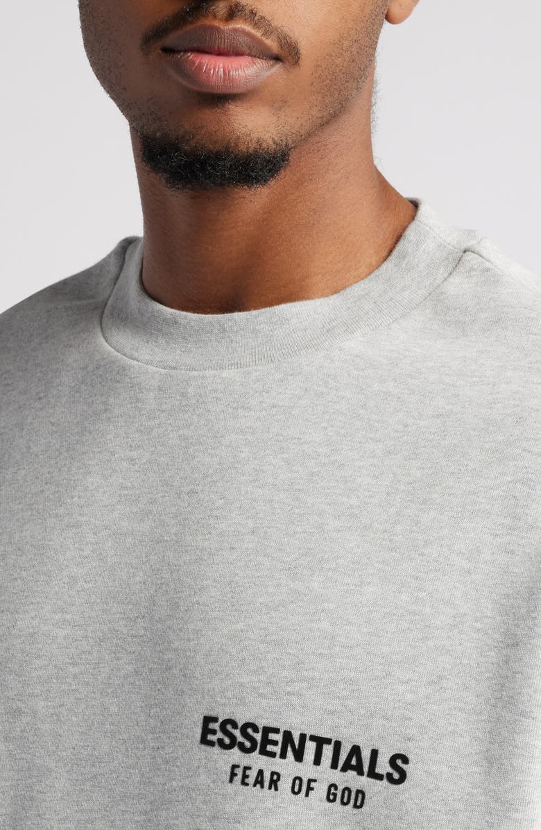 Fear of God Essentials Cotton Blend Fleece Graphic Sweatshirt, Alternate, color, 