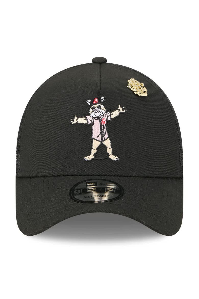 Men's New Era  Black Arizona Diamondbacks 2025 Big League Chew A-Frame 9FORTY Adjustable Trucker Hat, Alternate, color, Black
