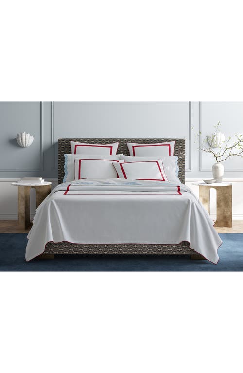 Matouk Louise Piqué Boudoir Pillow Sham In White