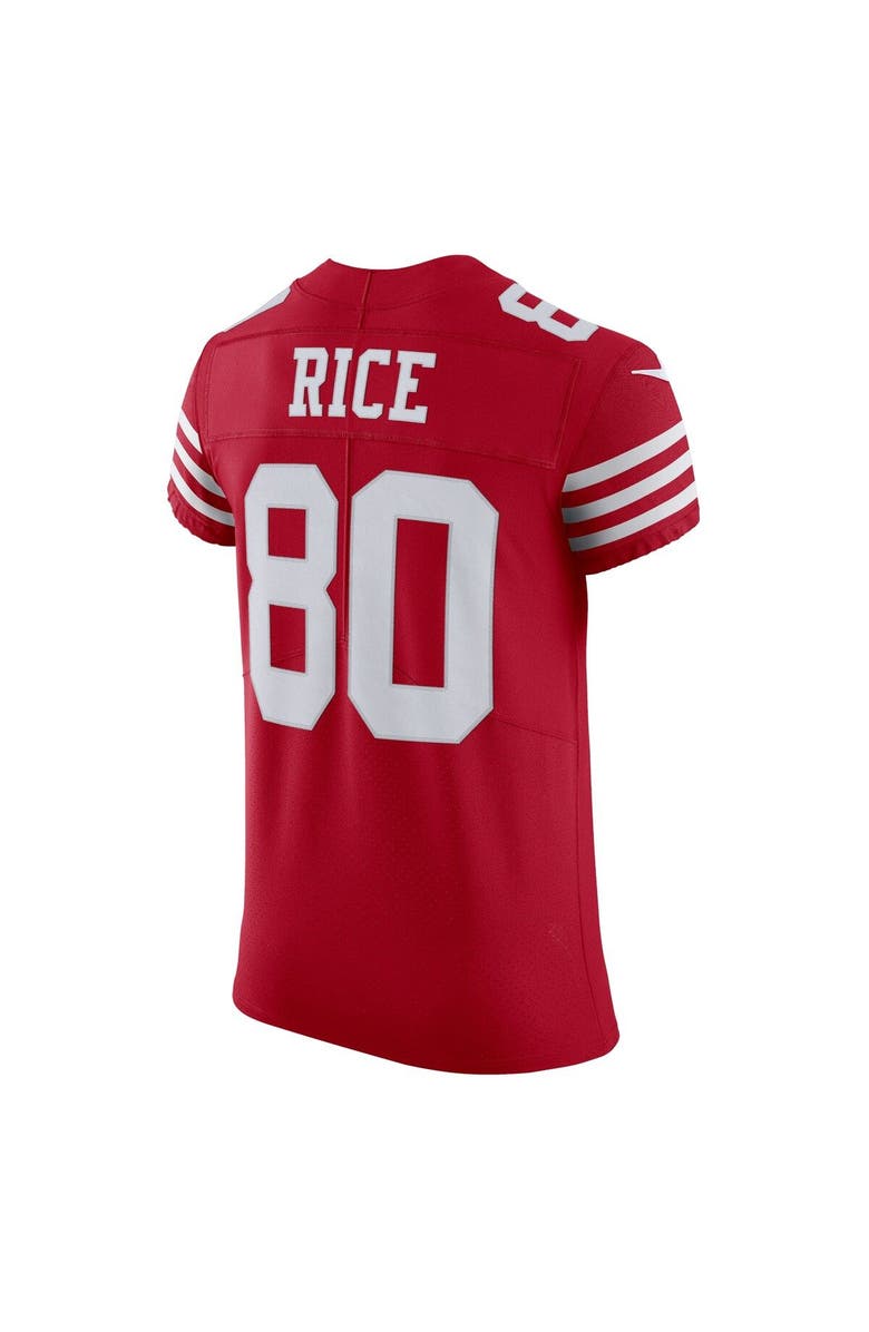 Nike Men's Nike Jerry Rice Scarlet San Francisco 49ers Vapor Elite Retired Player Jersey, Alternate, color, Scarlet