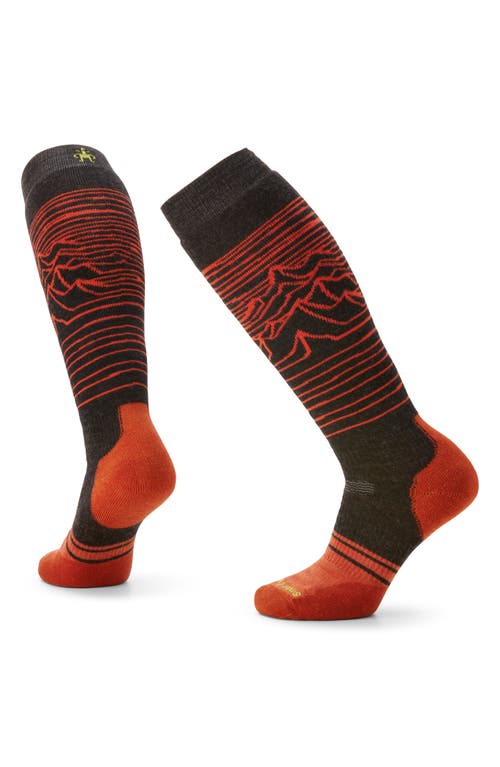 Smartwool Full Cushion Snowboard Knee Socks In Red