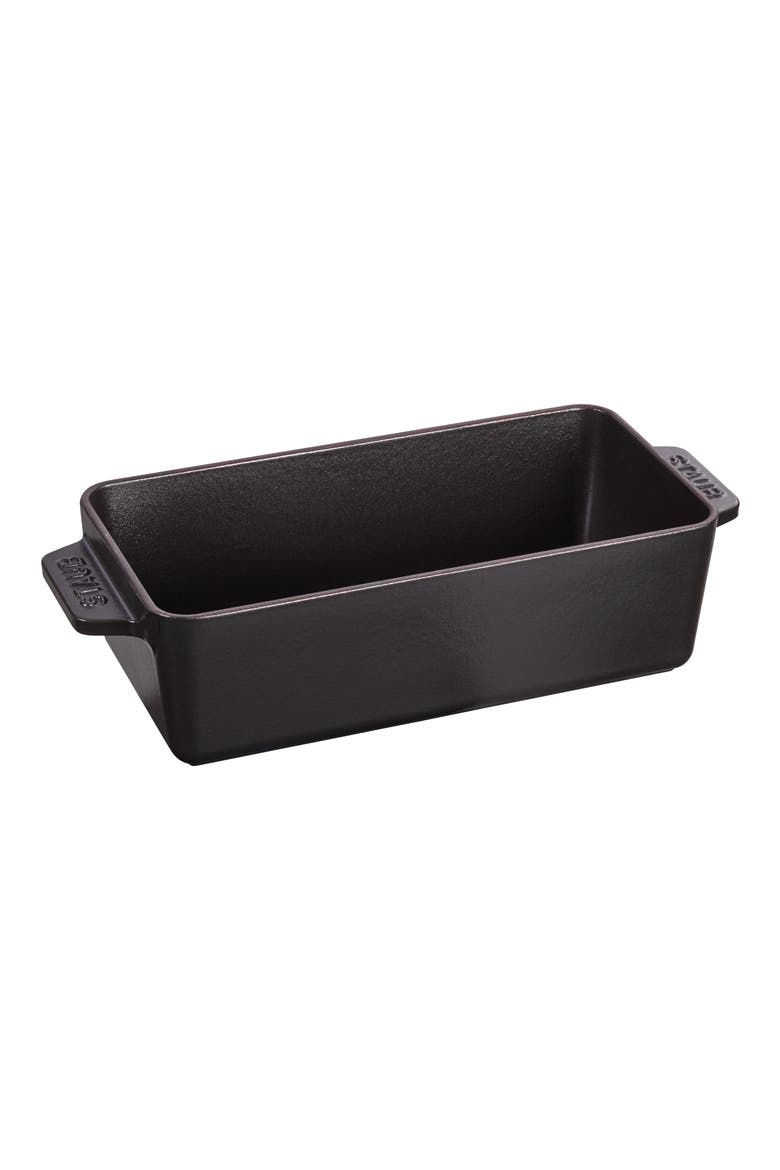 Enameled Cast Iron Large Terrine, Alternate, color, MATTE BLACK