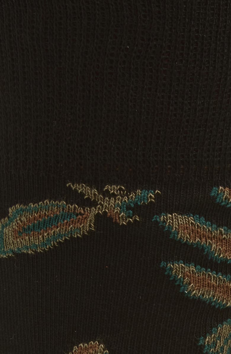 Paul Smith Bohemia Insect Pattern Cotton Blend Dress Socks, Alternate, color, Black
