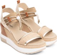 NeroGiardini Bungee Platform Wedge Sandal