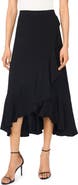 Vince Camuto Ruffle High-Low Midi Skirt