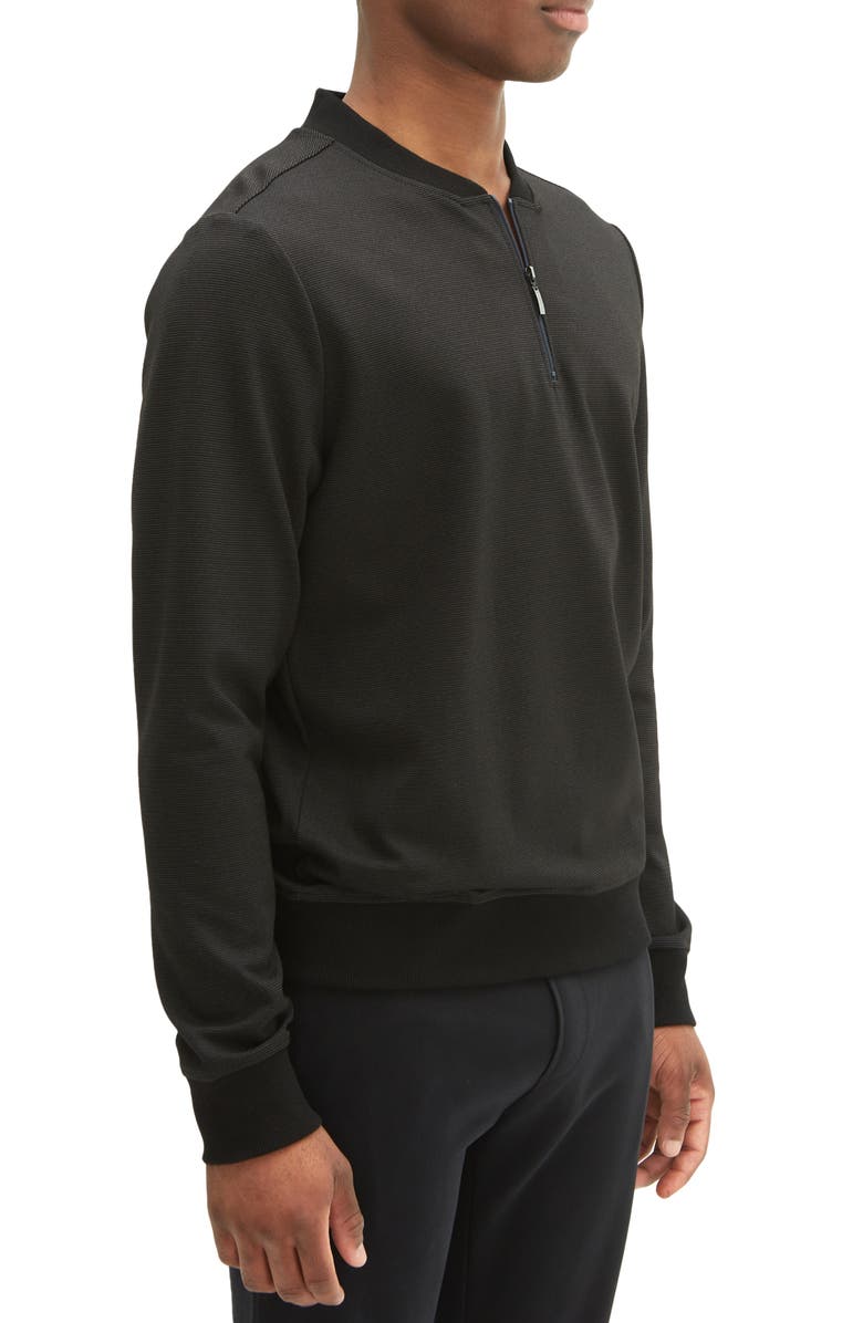 Robert Barakett Jamestown Half-Zip Pullover, Alternate, color, Charcoal