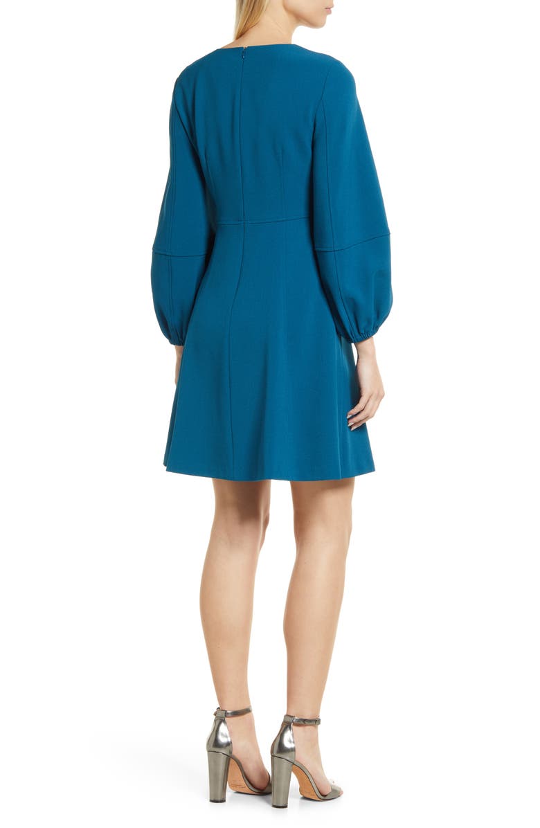 Eliza J Long Sleeve A-Line Dress, Alternate, color,