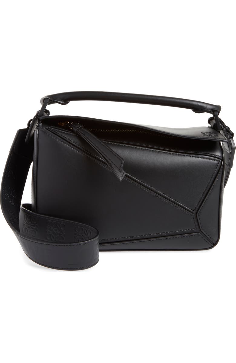 Loewe Small Puzzle Leather Bag, Main, color,