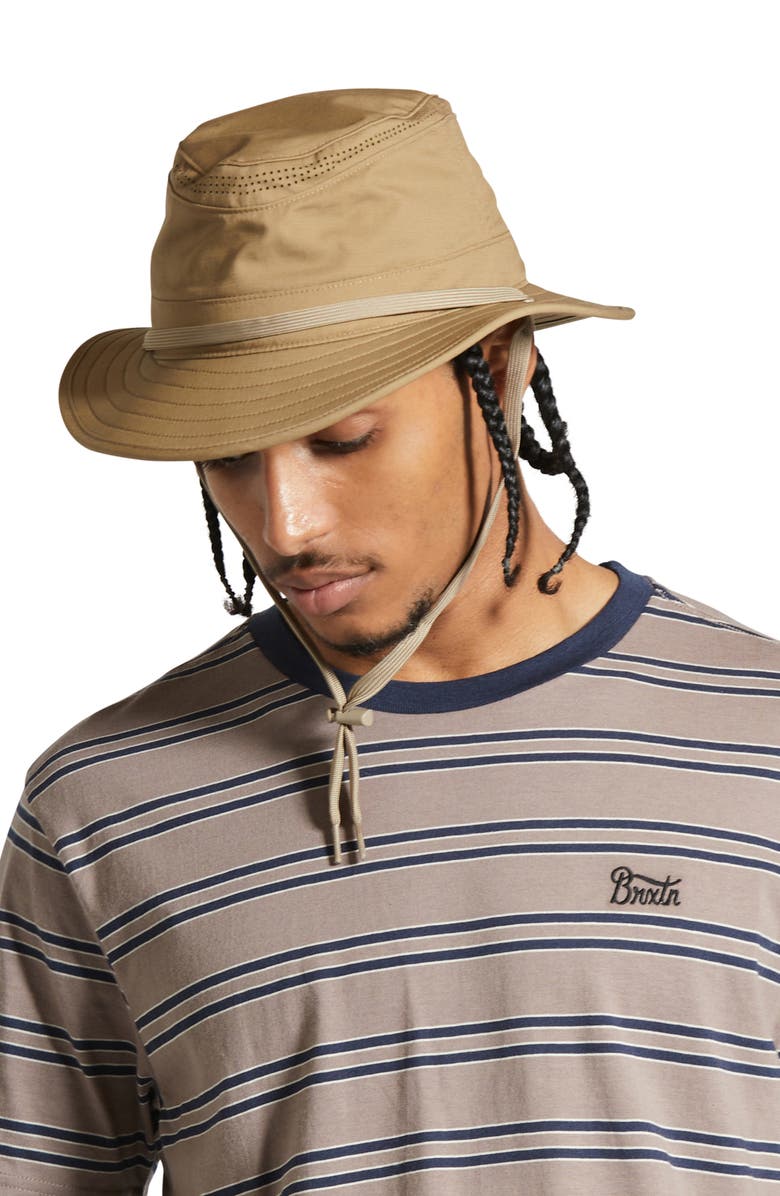 Brixton CoolMax<sup>®</sup> Packable Safari Bucket Hat, Main, color,