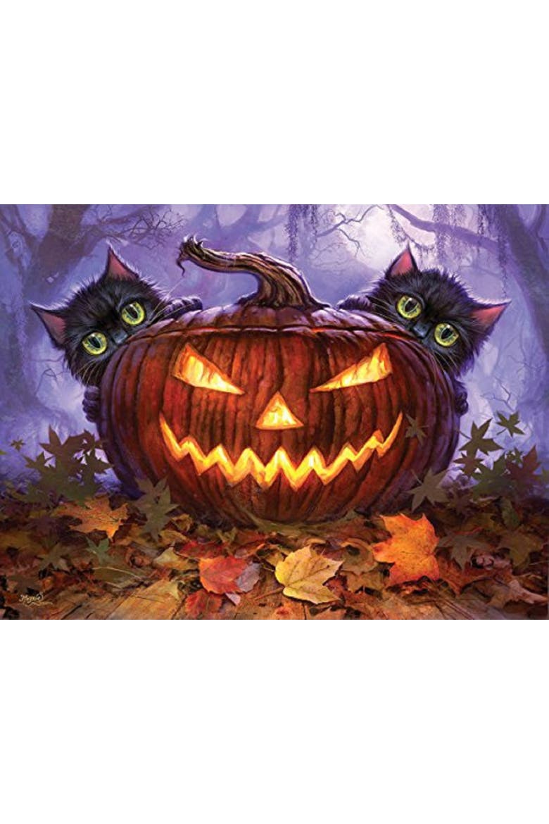 Scardy Cats 300 piece Jigsaw Puzzle for Adults, Alternate, color, Multicolor