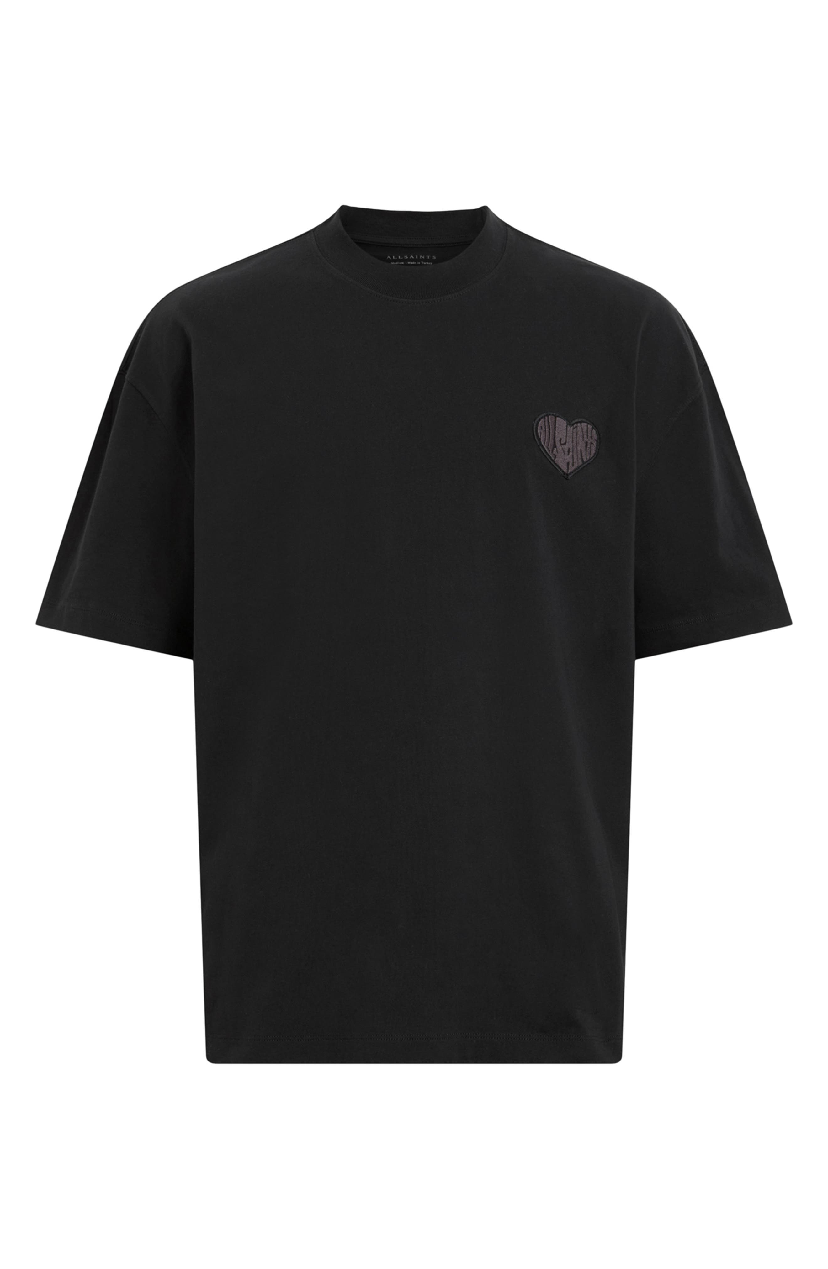 Lover Oversize Heart Appliqué Cotton T-Shirt (Men) | Nordstrom