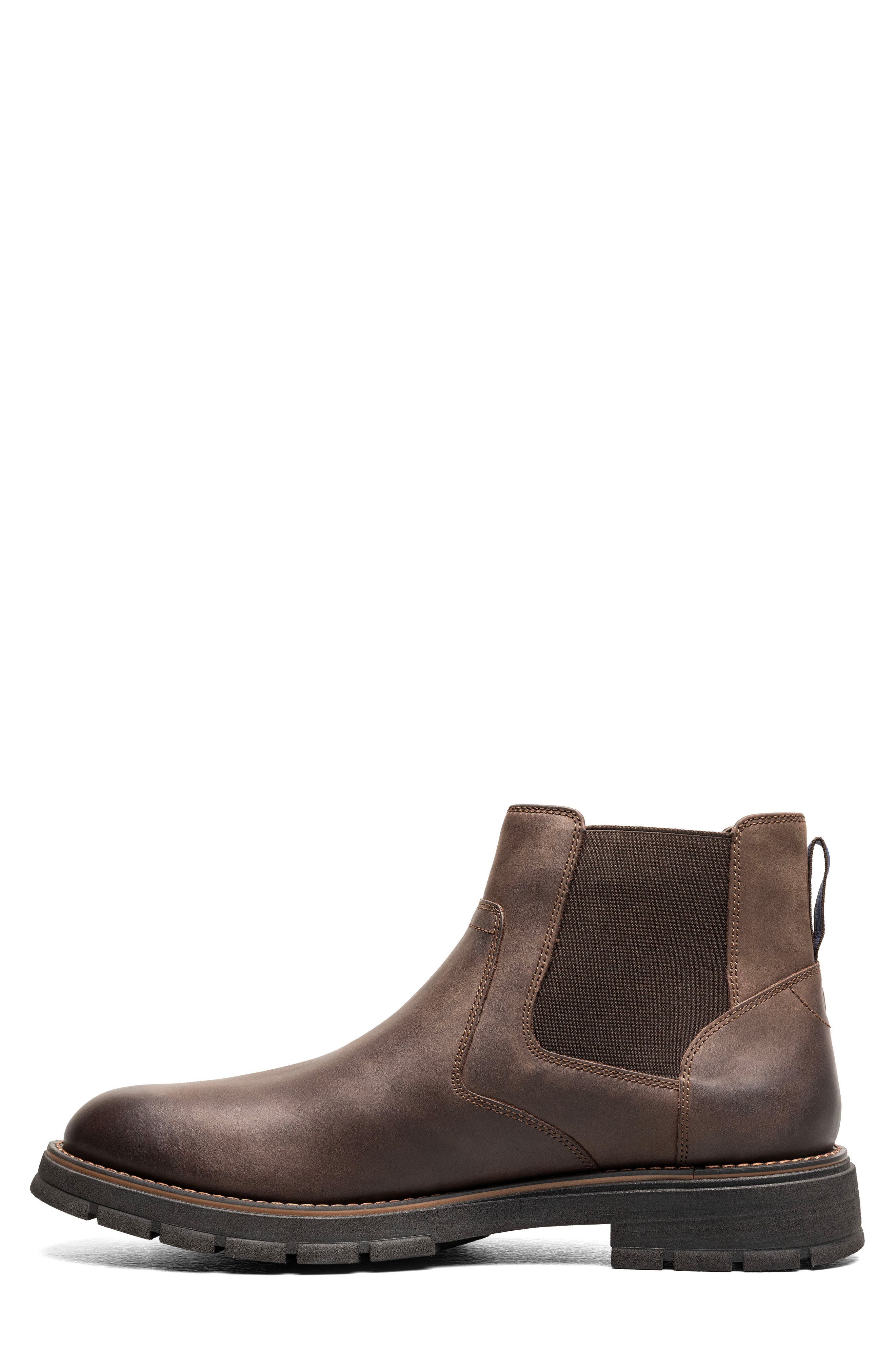 Briggs Plain Toe Chelsea Boot - Wide Width Available, Alternate, color, BROWN