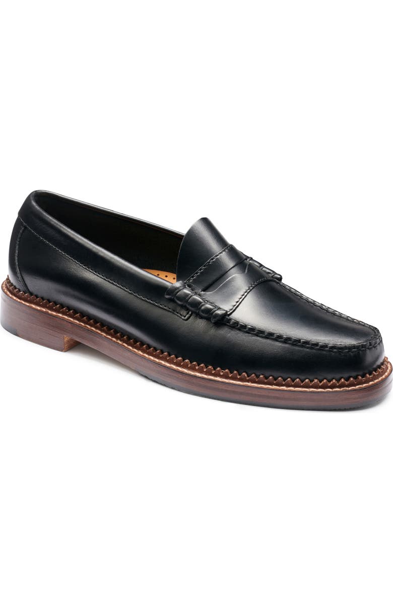 G.H.BASS 1876 Larson Weejuns<sup>®</sup> Penny Loafer, Main, color, Black