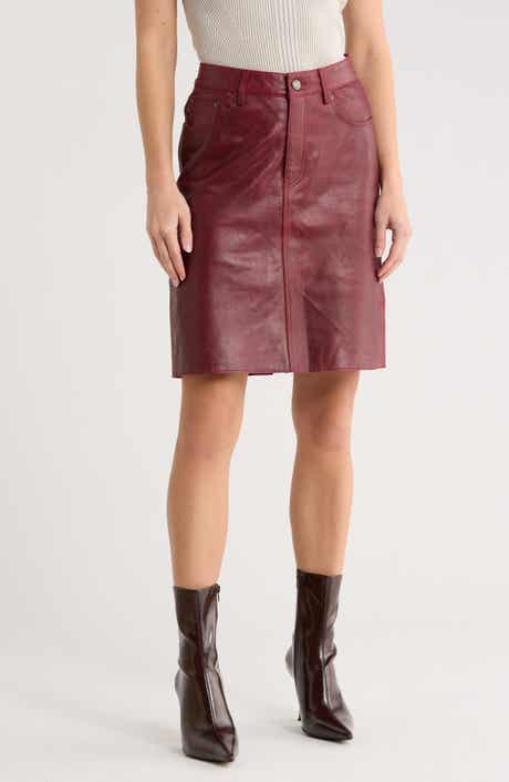 DL1961 Lexie Leather Skirt