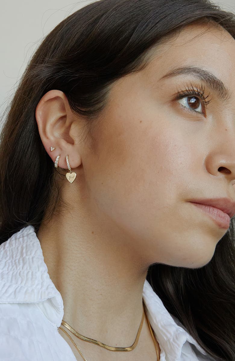 Ana Luisa Huggie Hoop Earrings - Suzanne, Alternate, color, 