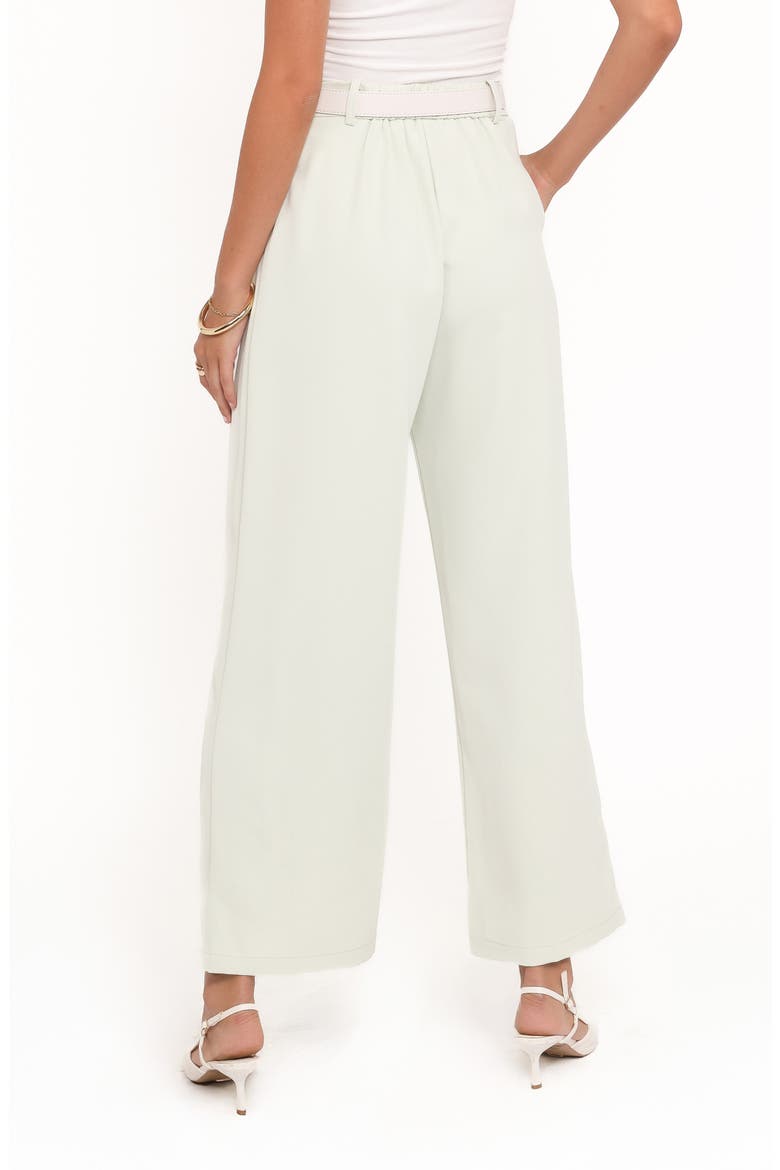 Lia High Waist Wide Leg Pants, Alternate, color, SAGE GREEN