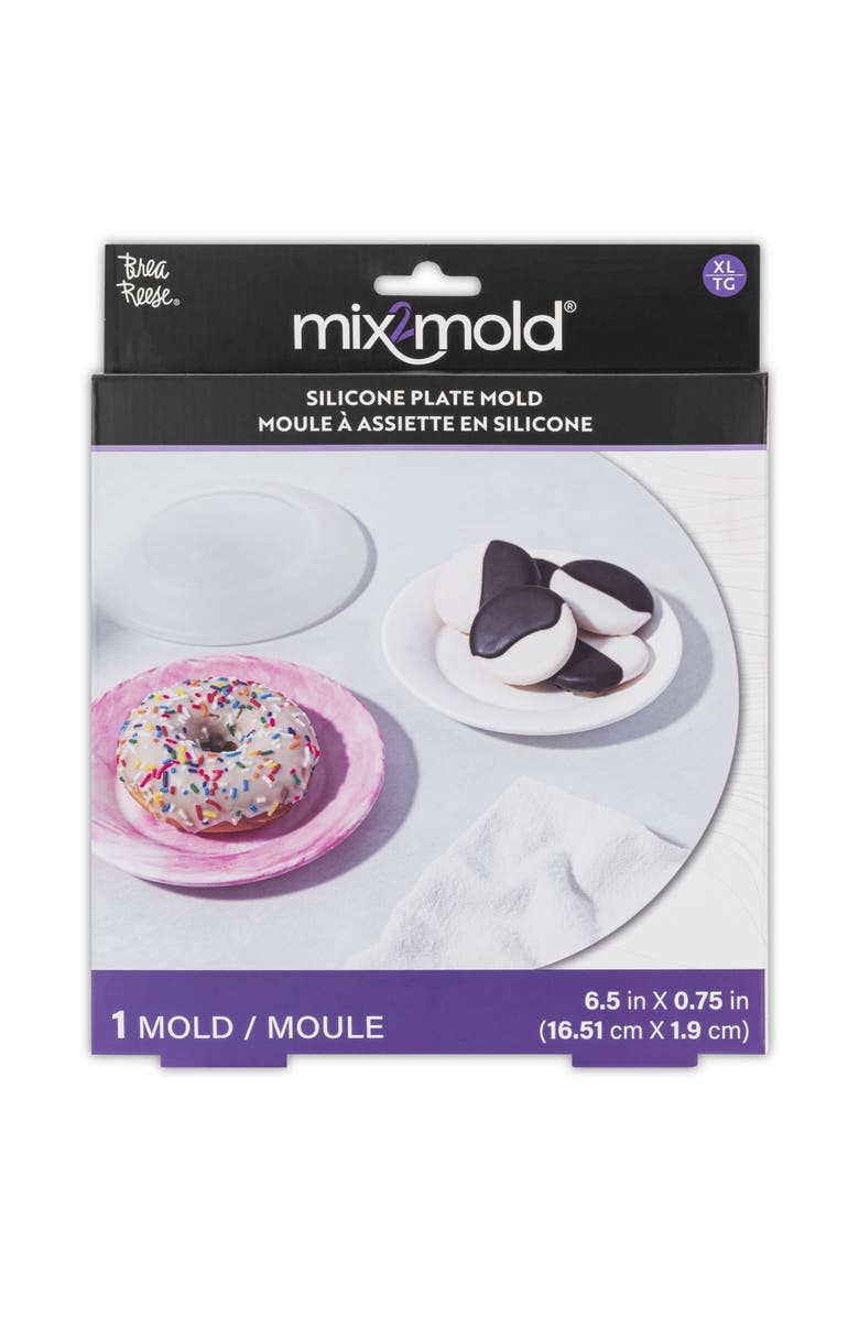Brea Reese Mix2Mold Silicone Small Plate Mold 1Pc, Main, color, Multicolored