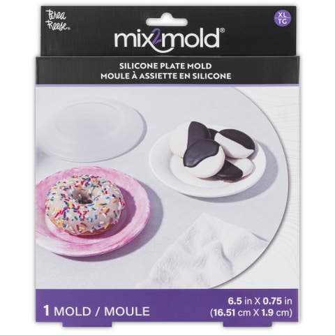 Mix2Mold Silicone Small Plate Mold 1Pc