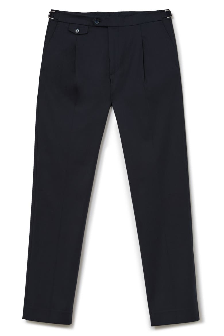 Float Slim Fit Cotton Blend Trousers, Alternate, color, NAVY