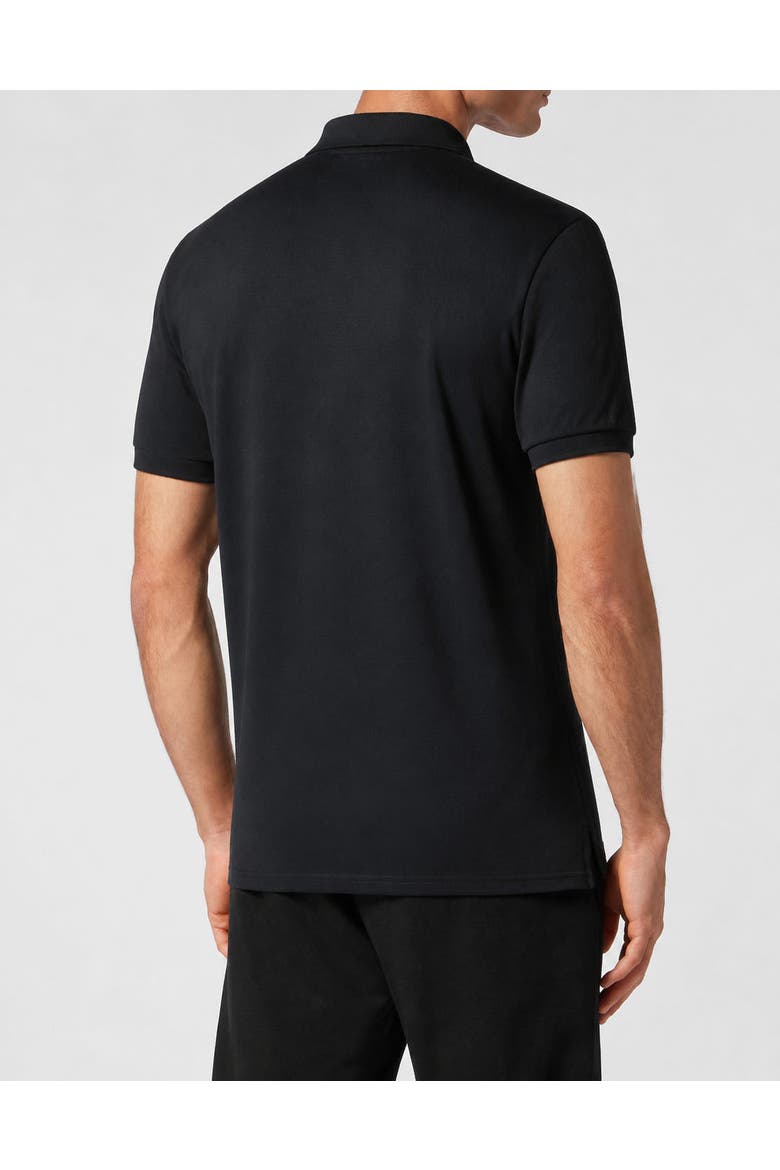 Dry-fit Polo T-shirt Plein Sport Men, Alternate, color, black
