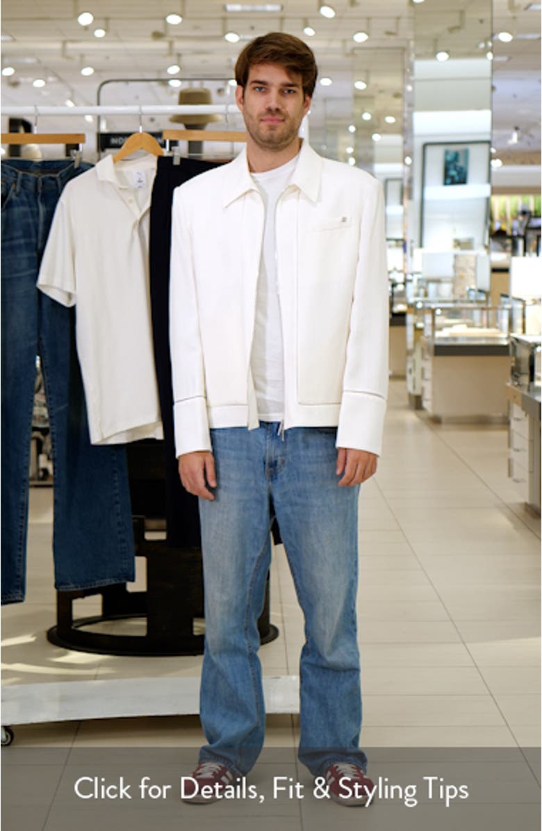 Border Slub Viscose Jacket, sales video thumbnail