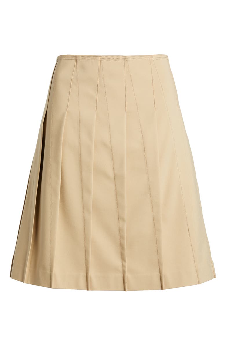 Anne Klein Stitch Pleat A-Line Skirt, Alternate, color, 