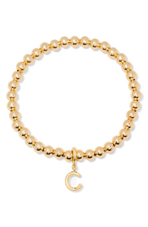 Makenna Initial Charm Bracelet