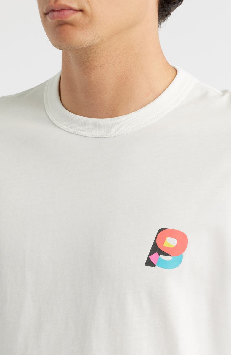 PS Paul Smith Logo Organic Cotton Graphic T-Shirt, Alternate, color, Off White